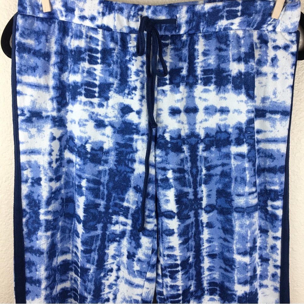 Lucky Brand Women's Blue White Tie Dye Lounge Pants Size S - Picture 3 of 6